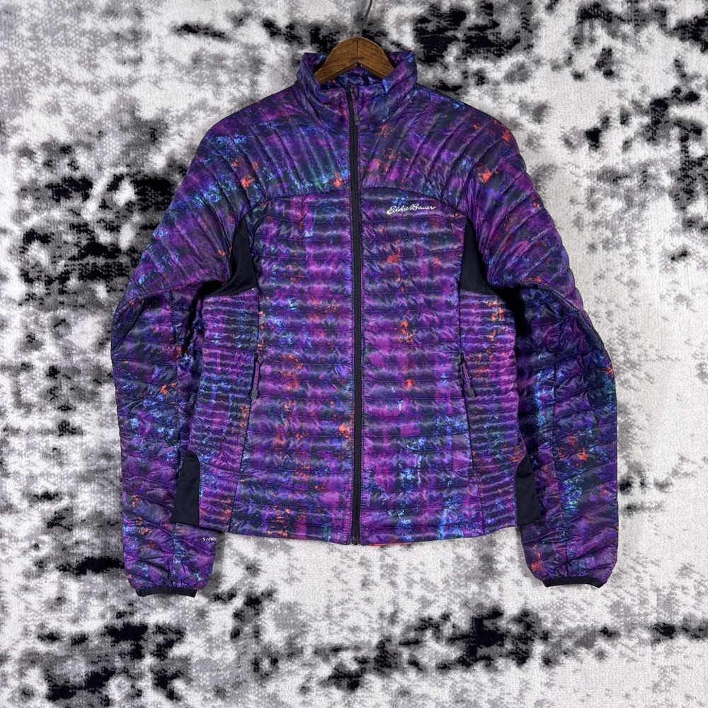 Eddie Bauer First Ascent Storm 800‎ Down Puffer Jacket Womens Size Small Zip